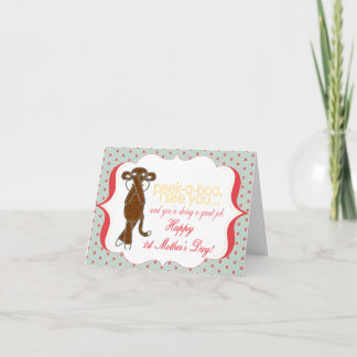 PeeK-A-Boo First Mother's Day Card