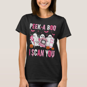 Peek A Boo I Scan You Soky Sonographer Ultrasound  T-Shirt