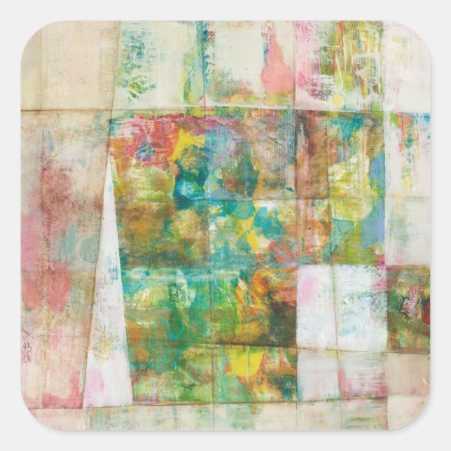 Peek a boo IV Square Sticker (Front)