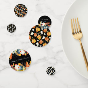 Peek-A-Boo Little Ghost Halloween Baby Shower Confetti