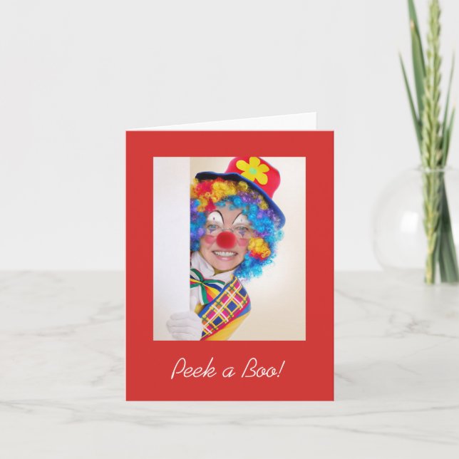 Peek a Boo Note Card (Front)