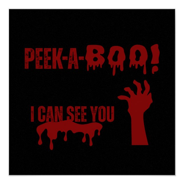 Peek a boo poster (Front)