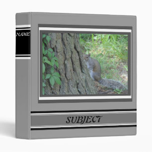 Peek A Boo Squirrel - Binder