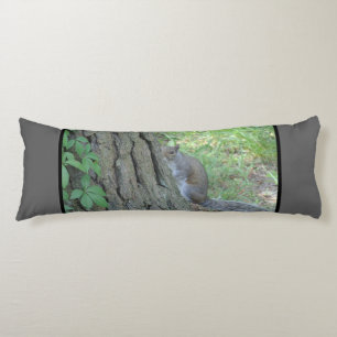Peek A Boo Squirrel - Body Pillow