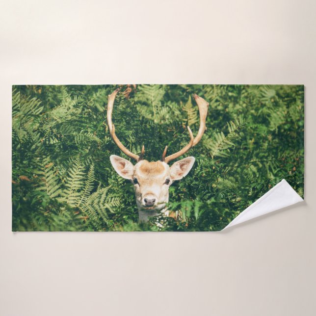 Peek a Deer  (Serviette de bain)