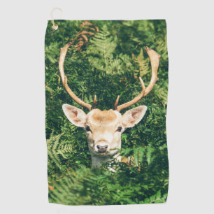 Peek a Deer Golf Towel