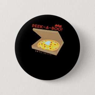 Peekabo Basic & Funny Design  2 Inch Round Button