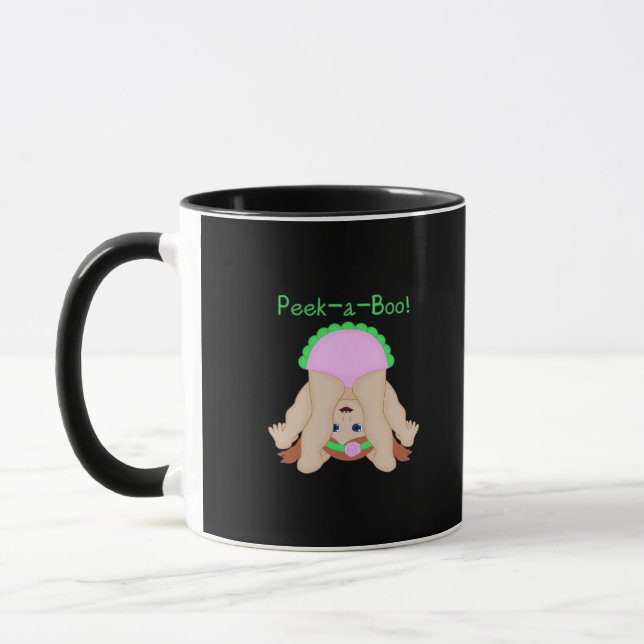 Peekabo For Halloween Mug (Left)