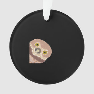 Peekabo Funny Design For Halloween Ornament