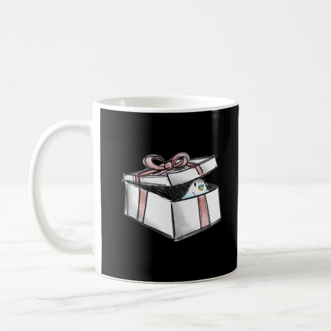 Peekabo Present Coffee Mug (Left)