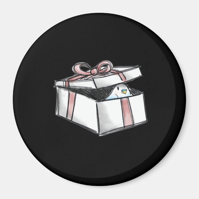 Peekabo Present Magnet (Front)