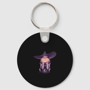 Peekabo Pumpkin Keychain