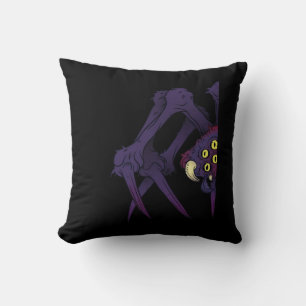 Peekabo Spider Throw Pillow
