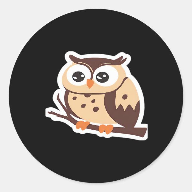 Peekabo Viral Halloween Classic Round Sticker (Front)