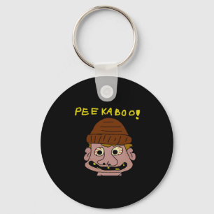 Peekabo Weird Man Keychain