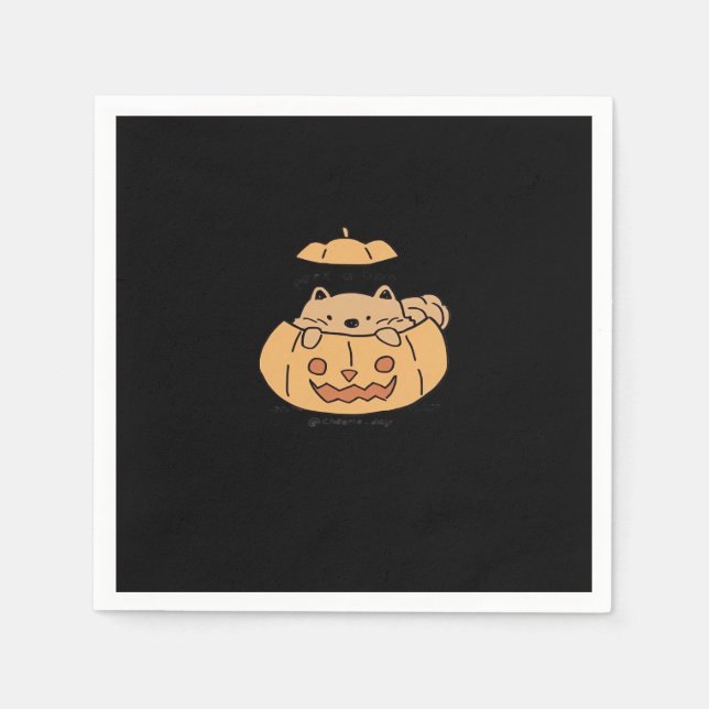 Peekaboo Autumn Vibes Napkin (Front)