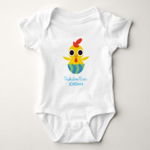 Peekaboo Barn Easter   Bandit the Chick 2 Baby Bodysuit