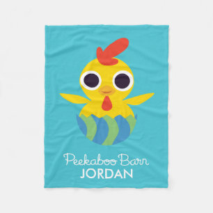 Peekaboo Barn Easter Bandit the Chick Fleece Blanket