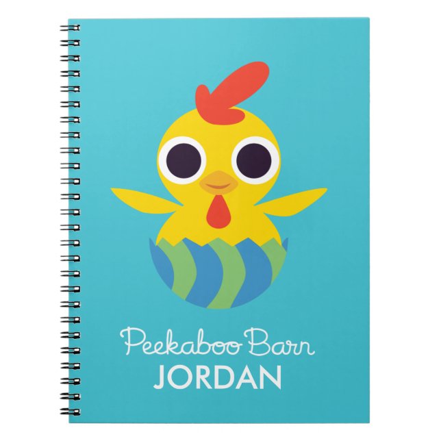 Peekaboo Barn Easter | Bandit the Chick Notebook (Front)