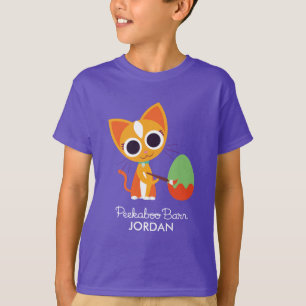 Peekaboo Barn Easter   Purrl the Cat T-Shirt
