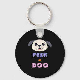 Peekaboo Basic Design Keychain