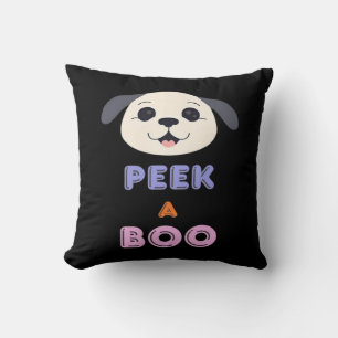 Peekaboo Basic Design Throw Pillow