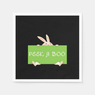 Peekaboo Bunny Napkin