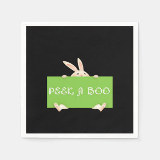 Peekaboo Bunny Napkin