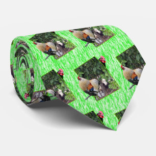 Peekaboo Chicken Design, Tie