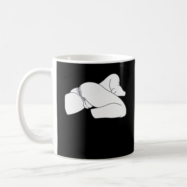 Peekaboo Classic Funny Coffee Mug (Left)