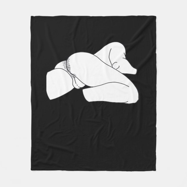 Peekaboo Classic Funny Fleece Blanket (Front)