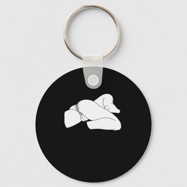 Peekaboo Classic Funny Keychain (Front)