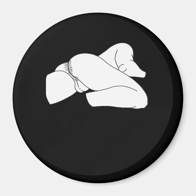 Peekaboo Classic Funny Magnet (Front)