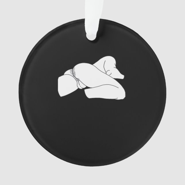 Peekaboo Classic Funny Ornament (Front)