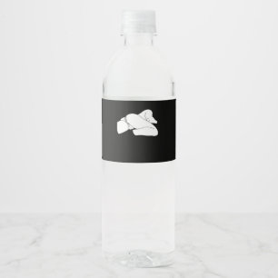 Peekaboo Classic Funny Water Bottle Label