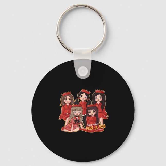 Peekaboo Cozy Autumn Keychain (Front)