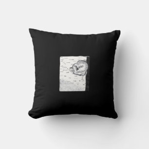 Peekaboo Cute Basic Throw Pillow