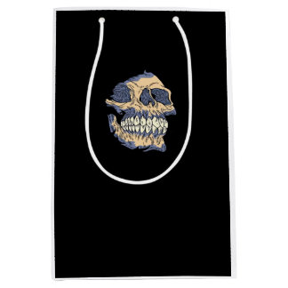 Peekaboo Death Skull Medium Gift Bag