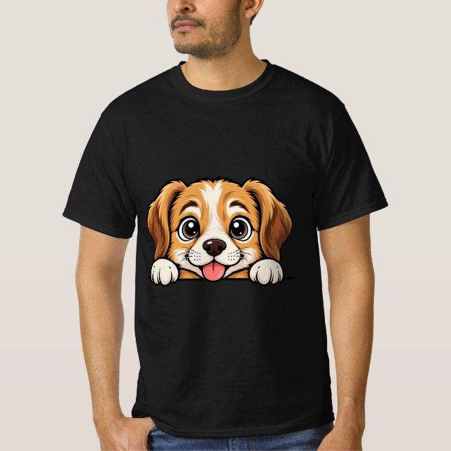 Peekaboo Dog T-Shirt (Front)