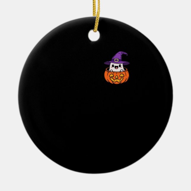 Peekaboo Essential Basic Design Ceramic Ornament (Front)