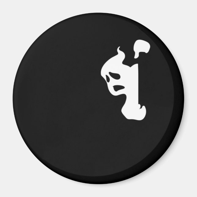 Peekaboo Essential Sloth Halloween Magnet (Front)