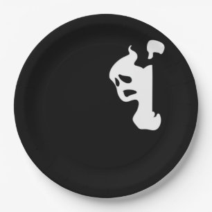 Peekaboo Essential Sloth Halloween Paper Plate