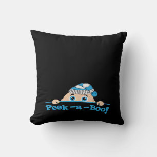 Peekaboo Fitted Throw Pillow