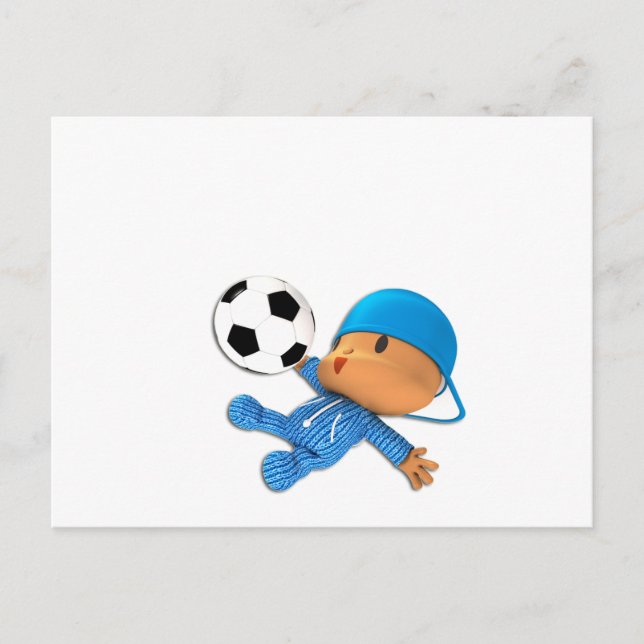Peekaboo football postcard (Front)