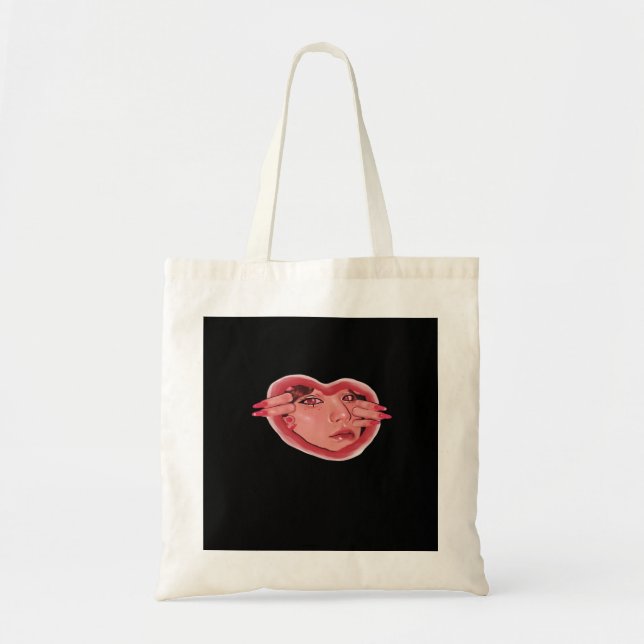 Peekaboo For Halloween Design Tote Bag (Front)