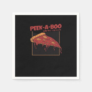 Peekaboo Funny Quote Napkin