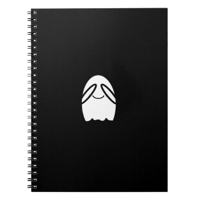 Peekaboo Funny Slogan Notebook (Front)