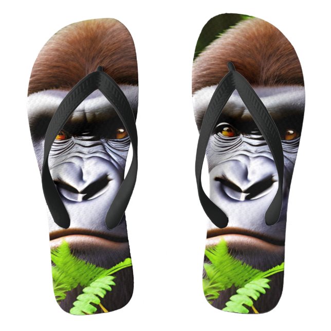 Peekaboo Gorilla, Thongs (Footbed)