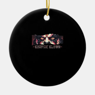 Peekaboo Graphic Autumn Vibes Ceramic Ornament