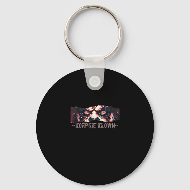 Peekaboo Graphic Autumn Vibes Keychain (Front)